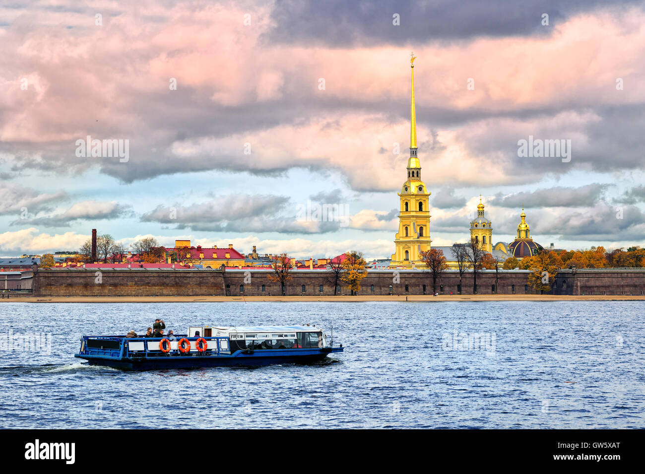 St. Petersburg, Russia, Peter and Paul fortress Stock Photo