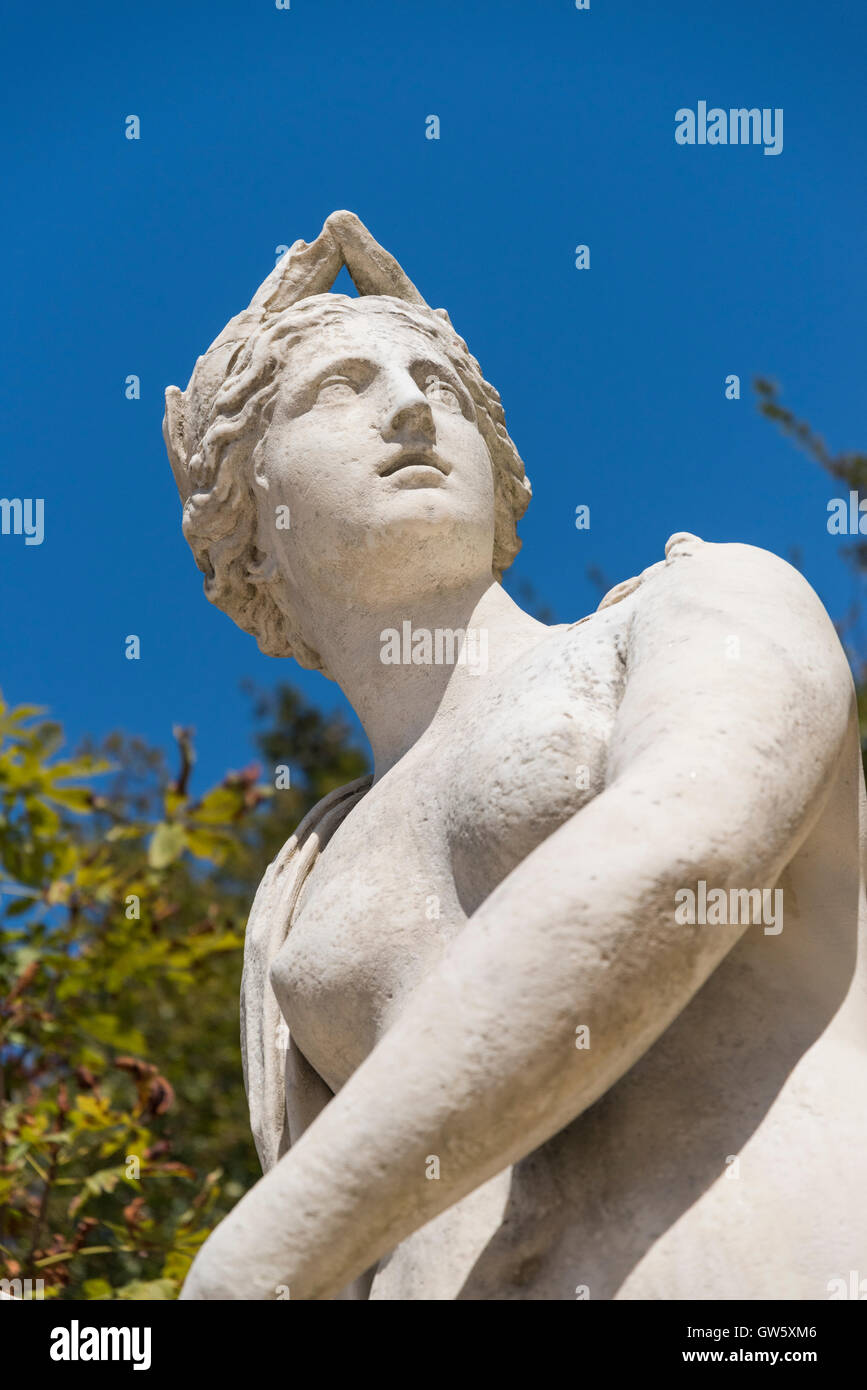 Syrinx statue at Palace of Versailles, Château de Versailles, Île-de-France, France Stock Photo