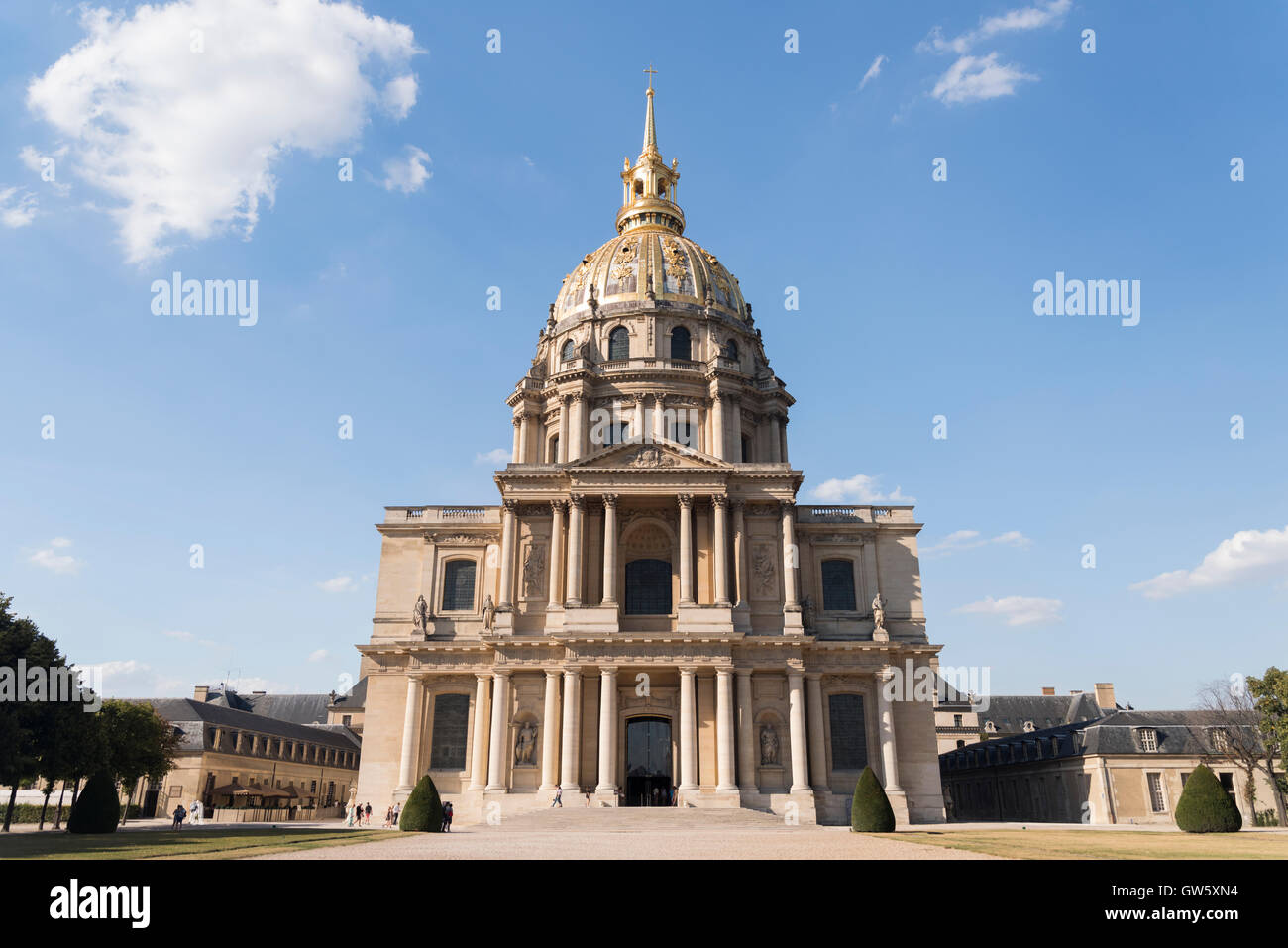 Les Invalides  - Dôme des Invalides, tomb of Napoleon I, Paris, France Stock Photo