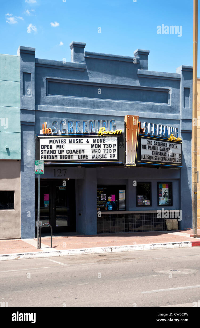 Old movie theater marquee hi-res stock photography and images - Alamy