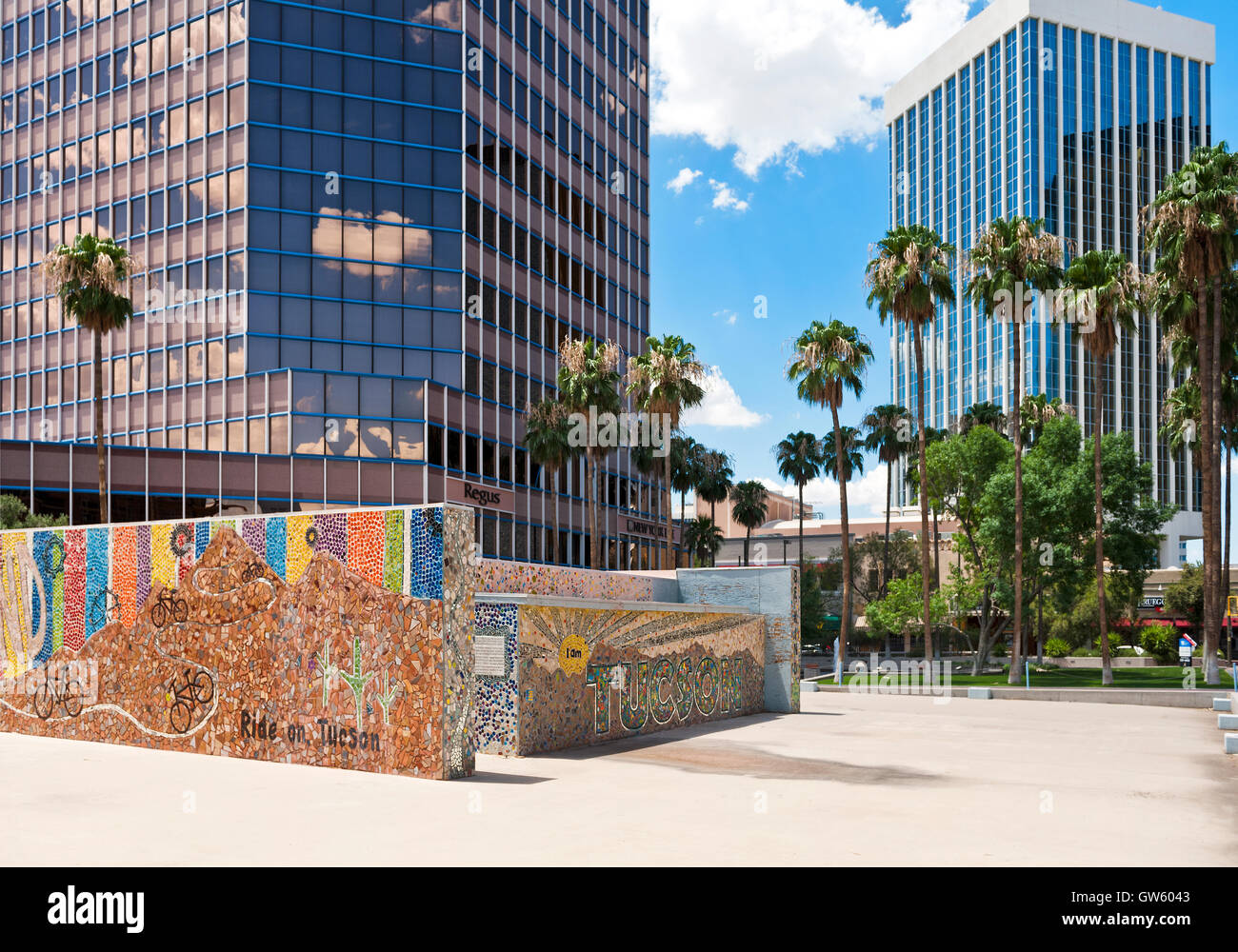 Downtown Tucson Arizona Stock Photo