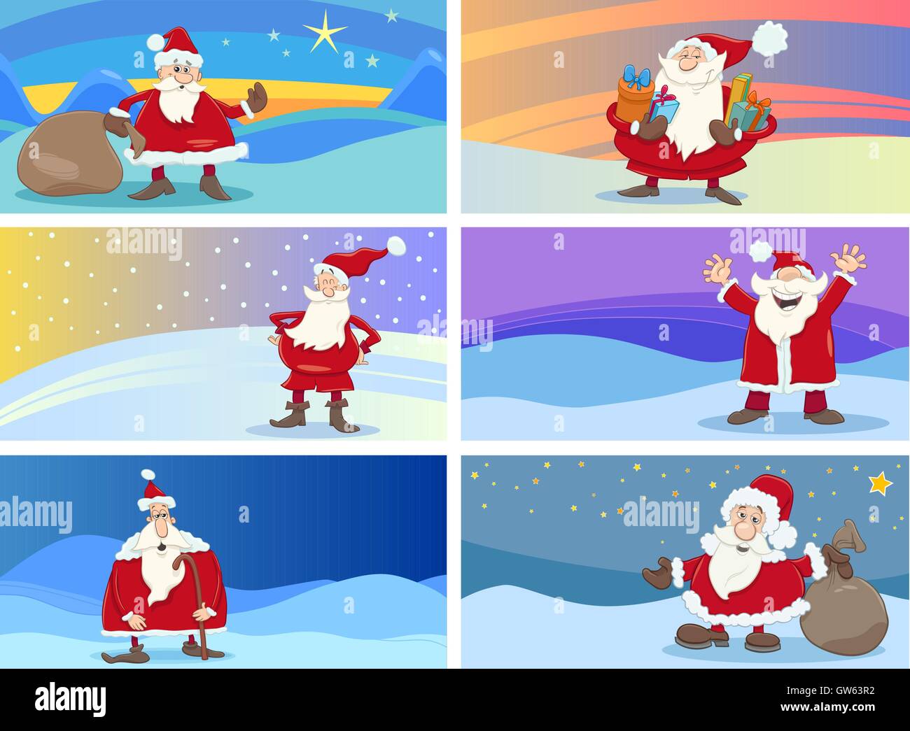 christmas greeting cards Stock Vector Image & Art - Alamy