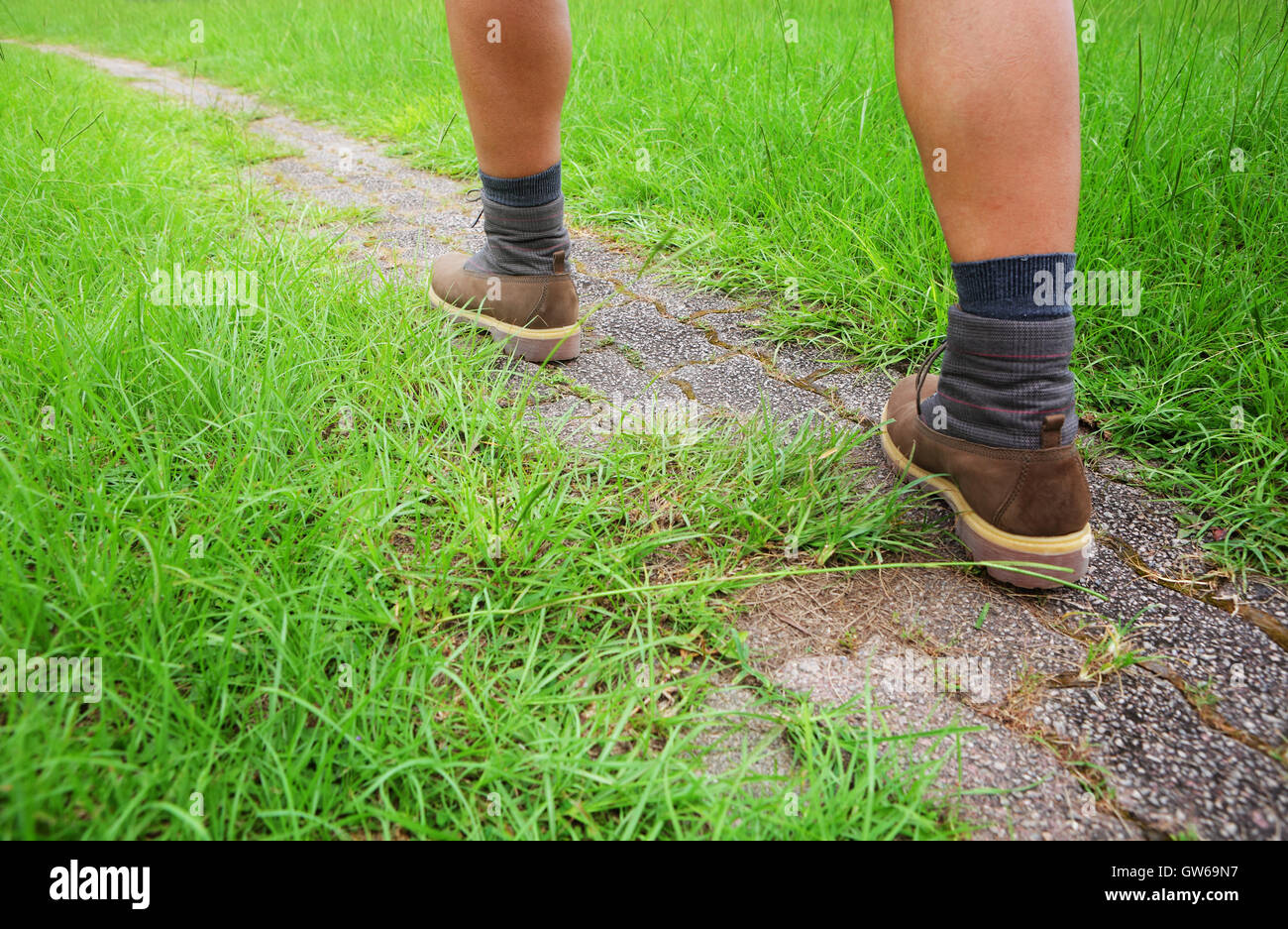 Hiking walking nature trail hi-res stock photography and images - Alamy