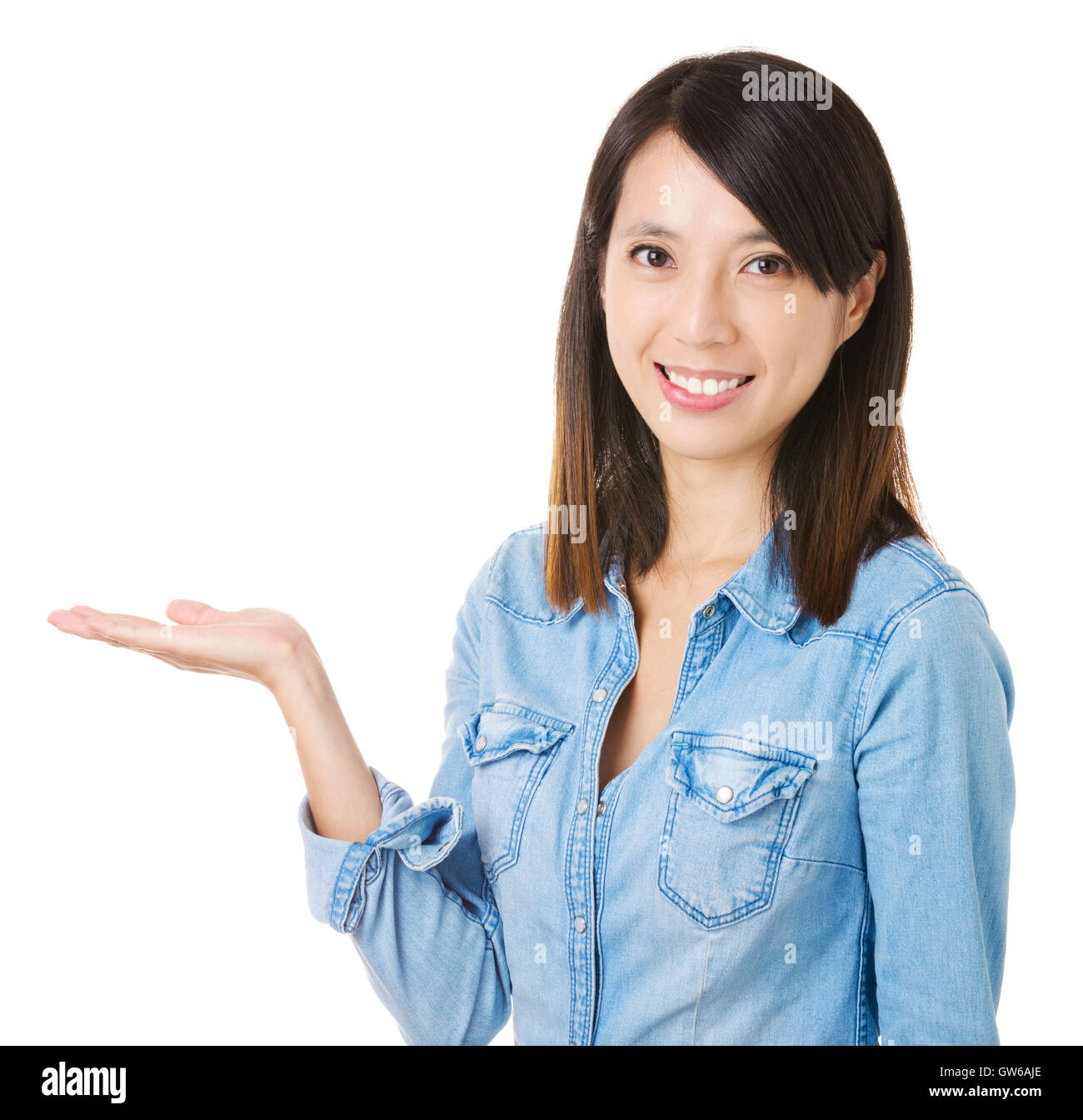 Woman asian young gesture hi-res stock photography and images - Alamy