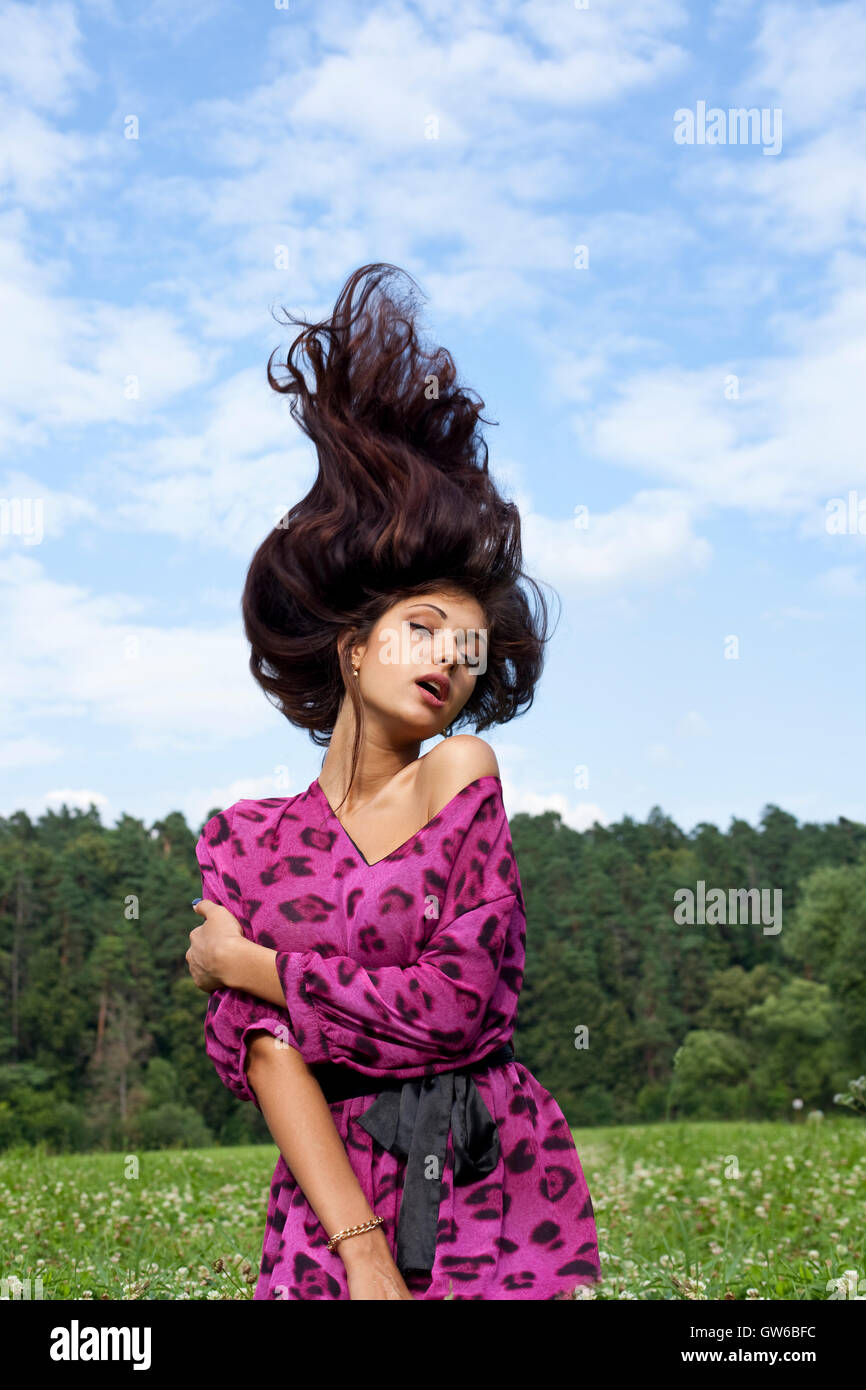 Beautiful young woman Stock Photo