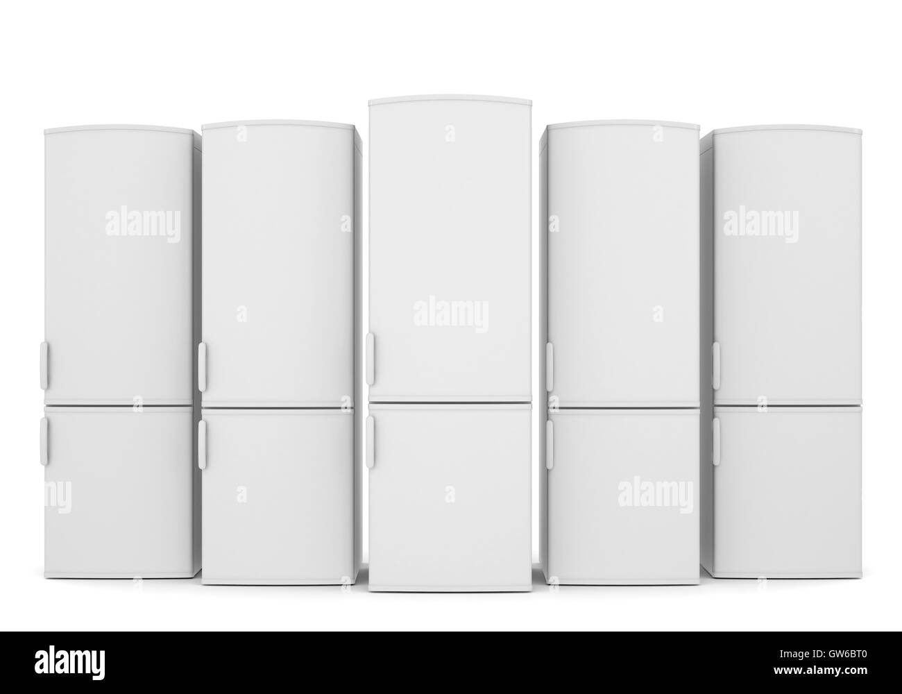 Old refrigerators Cut Out Stock Images & Pictures Alamy