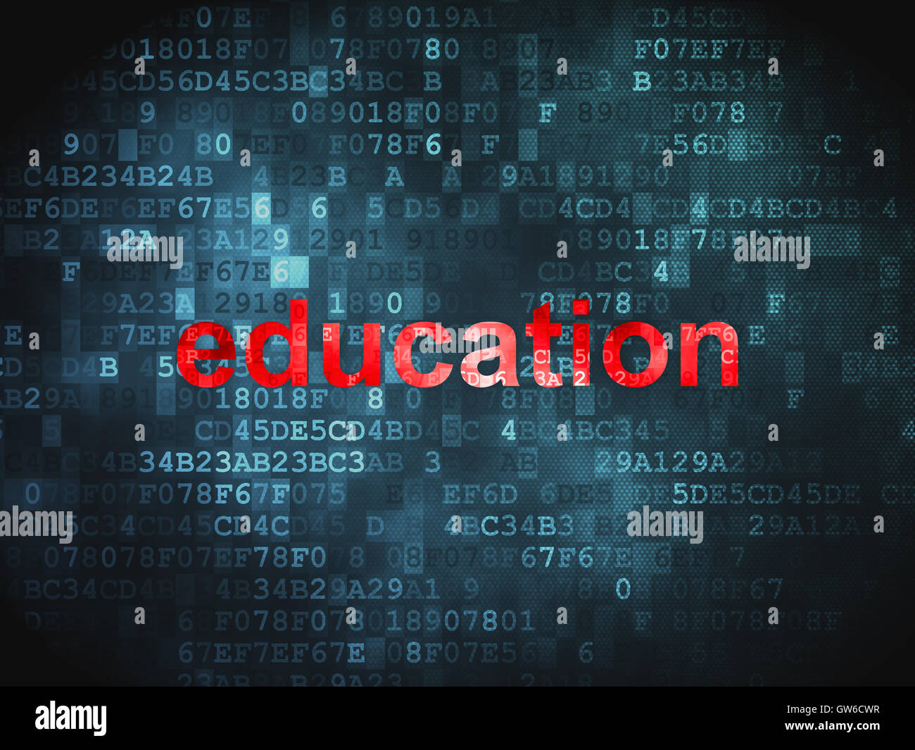 Education concept: Education on digital background Stock Photo - Alamy