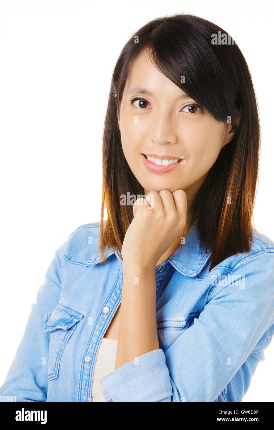 Young woman portrait asian japanese hi-res stock photography and images ...
