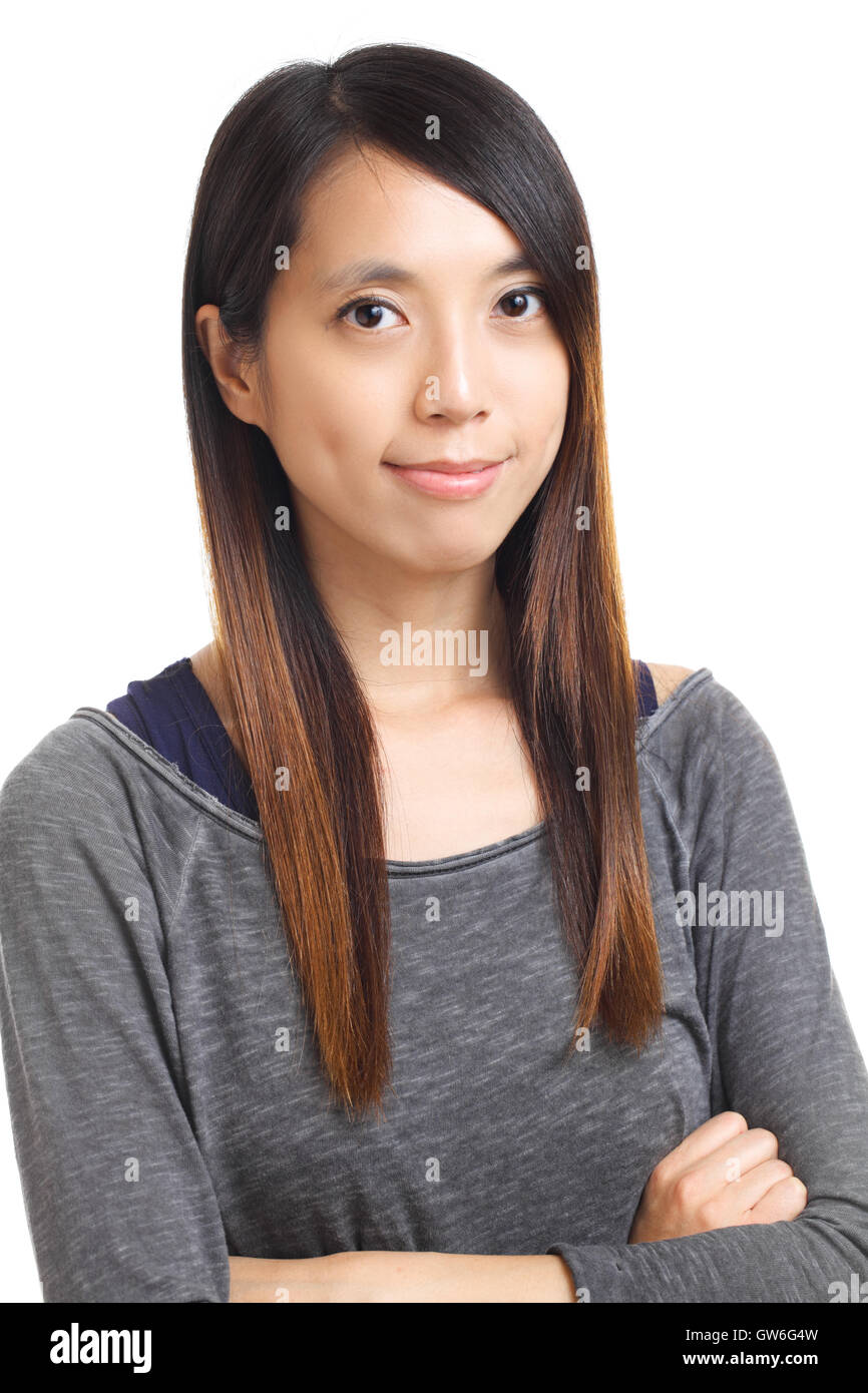 Asian woman portrait Stock Photo - Alamy