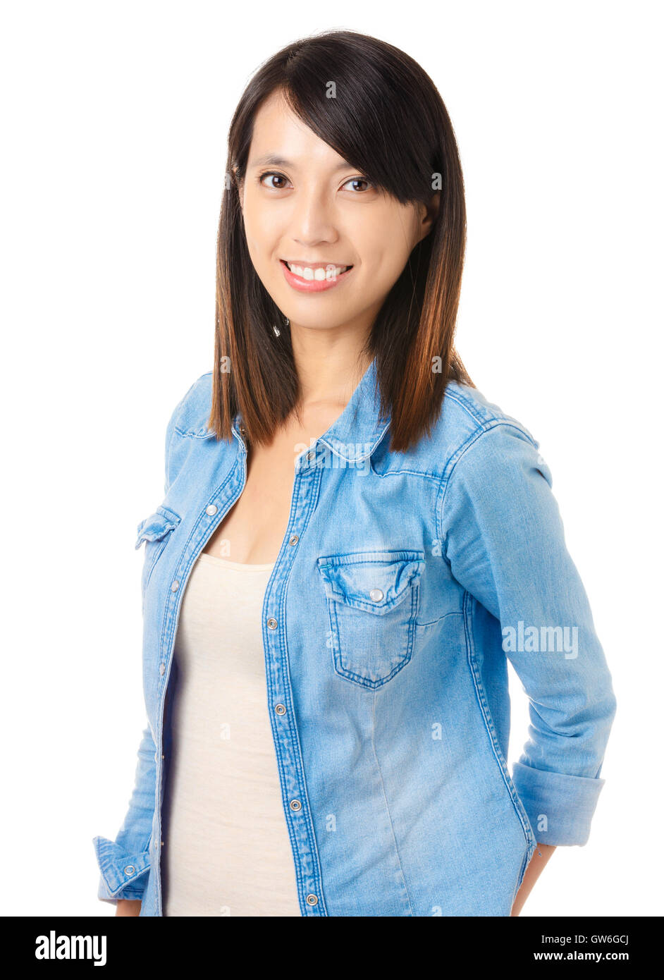 Japanese woman in white hi-res stock photography and images - Alamy