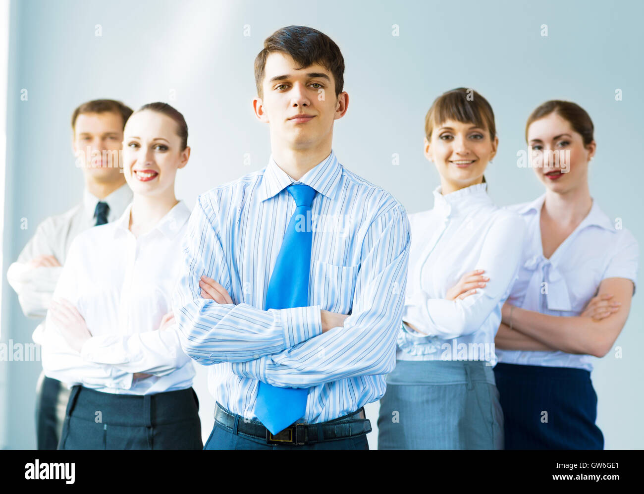 Teamwork female business leader hi-res stock photography and images - Alamy