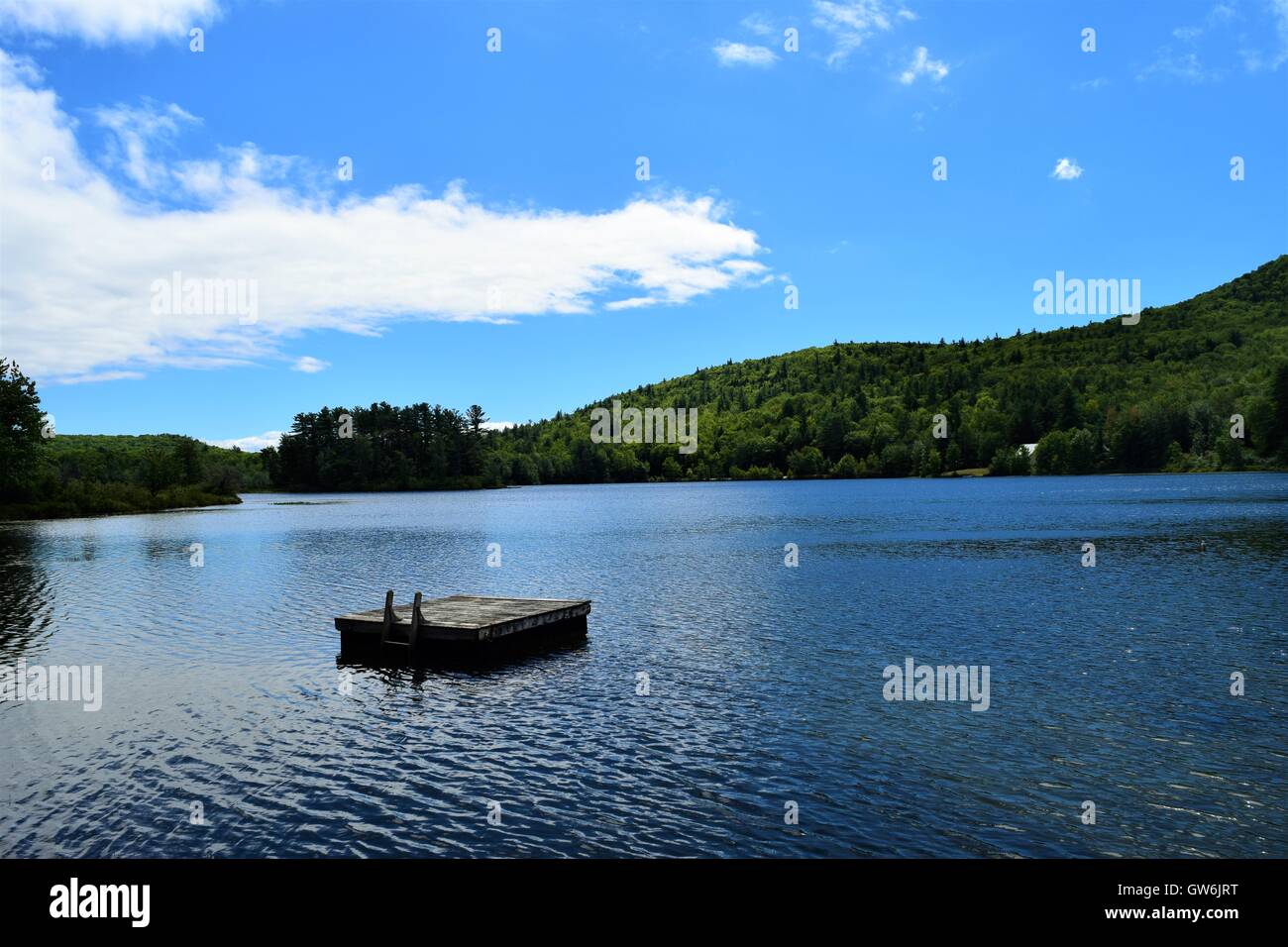 Burnt Meadow Pond, Brownfield, Maine Stock Photo Alamy