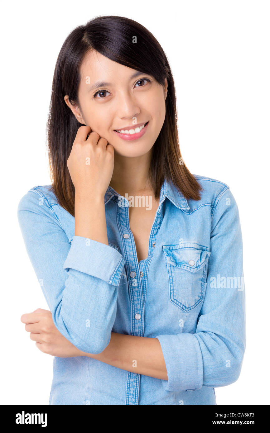 Japanese woman in white hi-res stock photography and images - Alamy