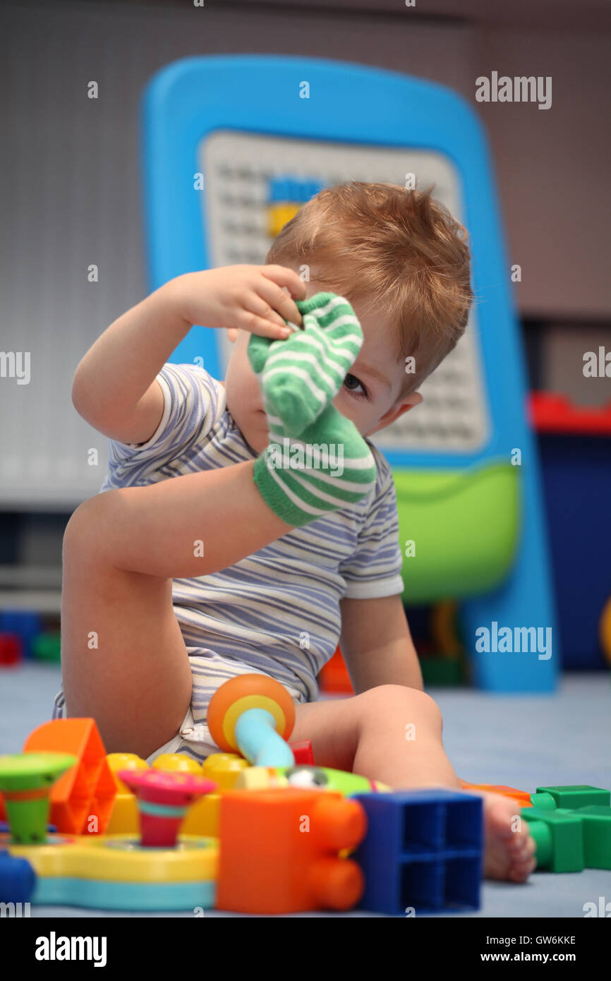 Boy Kid Socks High Resolution Stock Photography and Images Alamy