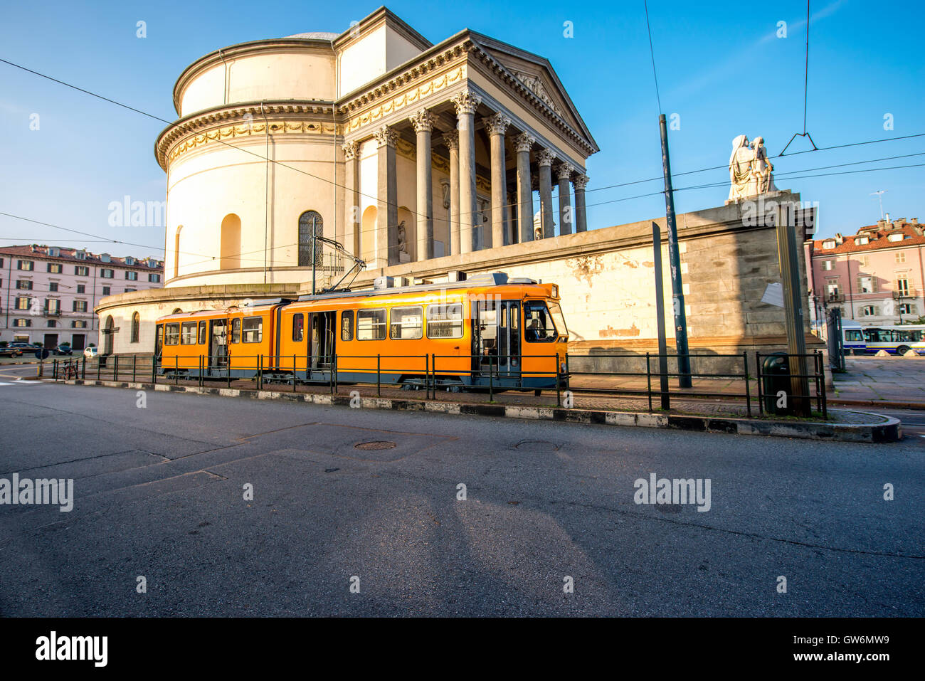 Turin cityscape view Stock Photo