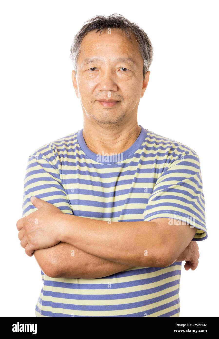 Asian old man Stock Photo