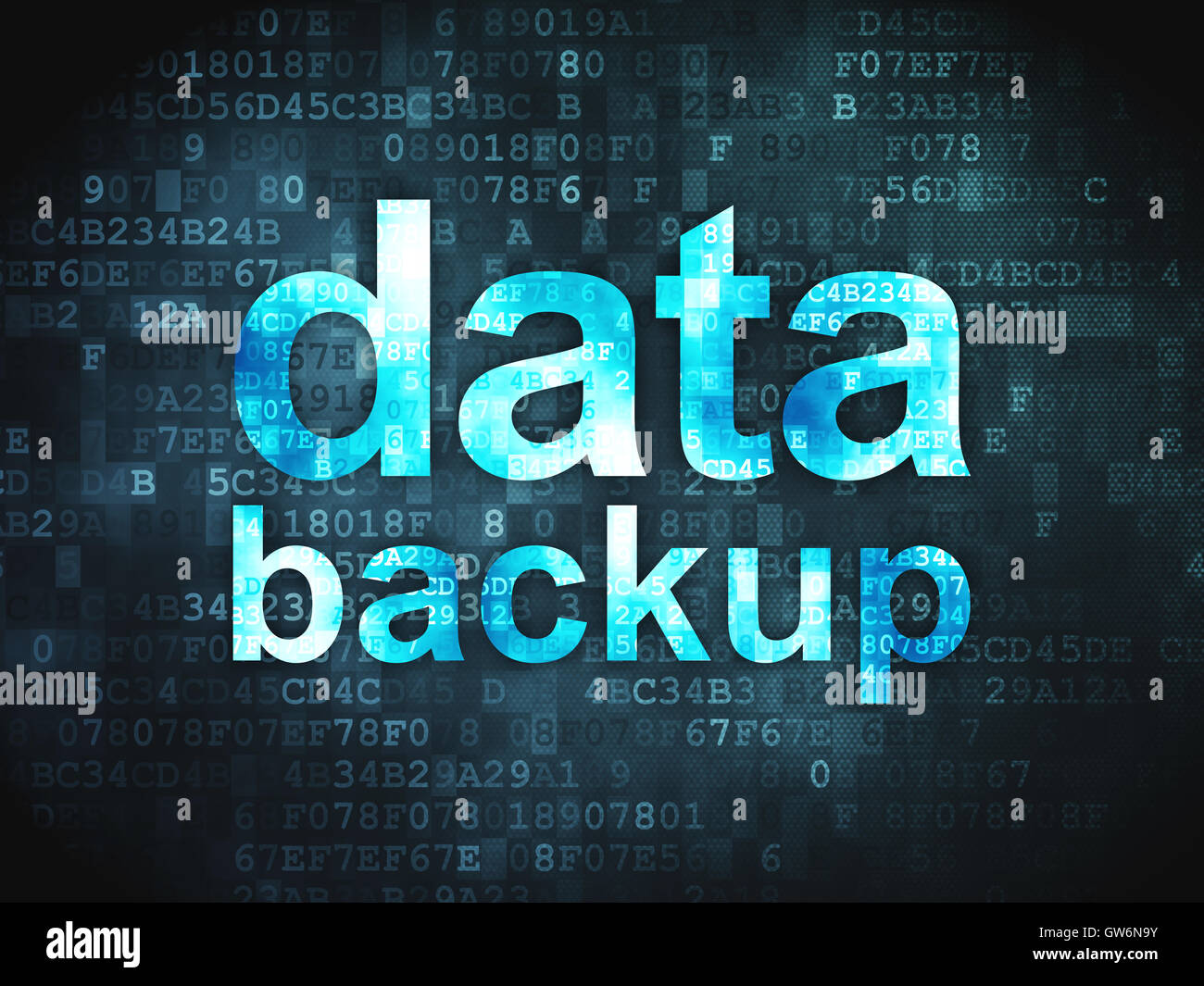 Information concept: Data Backup on digital background Stock Photo - Alamy