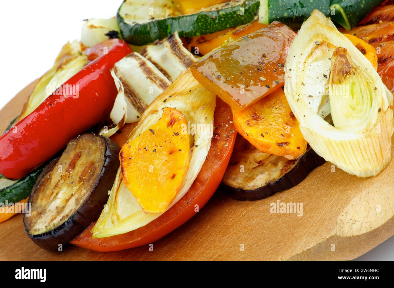 Grilled Vegetables Stock Photo