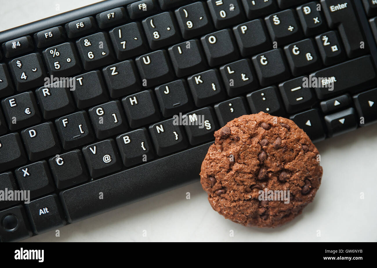 Internet cookies, concept Stock Photo