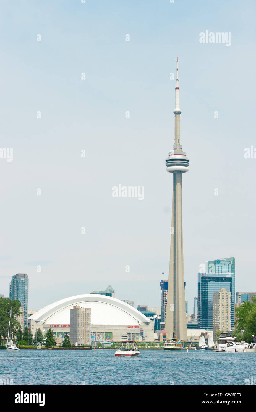 View cn tower from harbourfront hi-res stock photography and images - Alamy