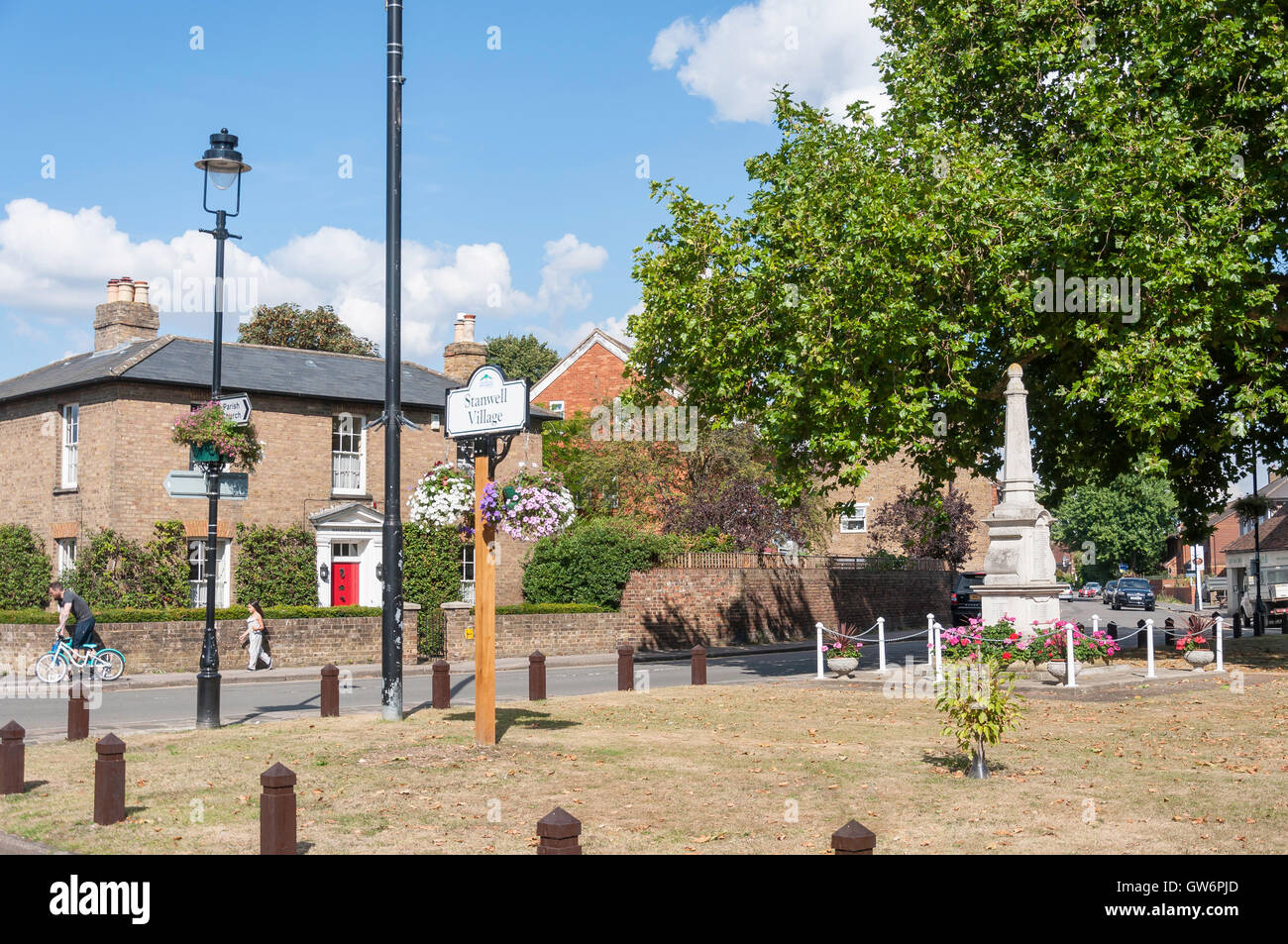 High Street, Stanwell Village, Stanwell, Surrey, England, United