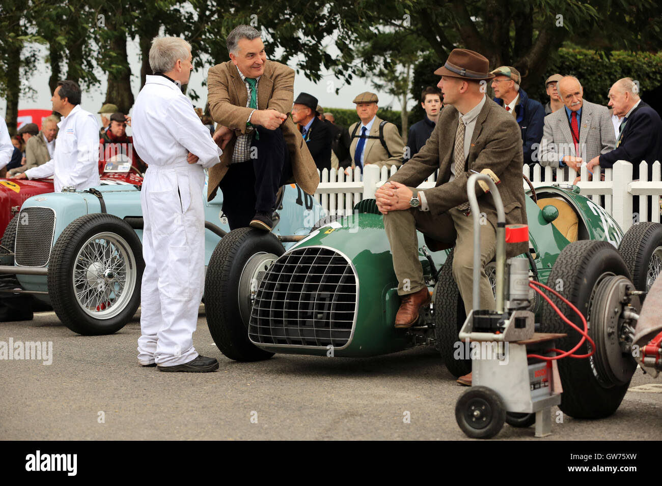 The Goodwood Revival is a three-day festival held each September at Goodwood  Circuit since 1998 for the types of road racing cars and motorcycle that  would have competed during the circuit's original