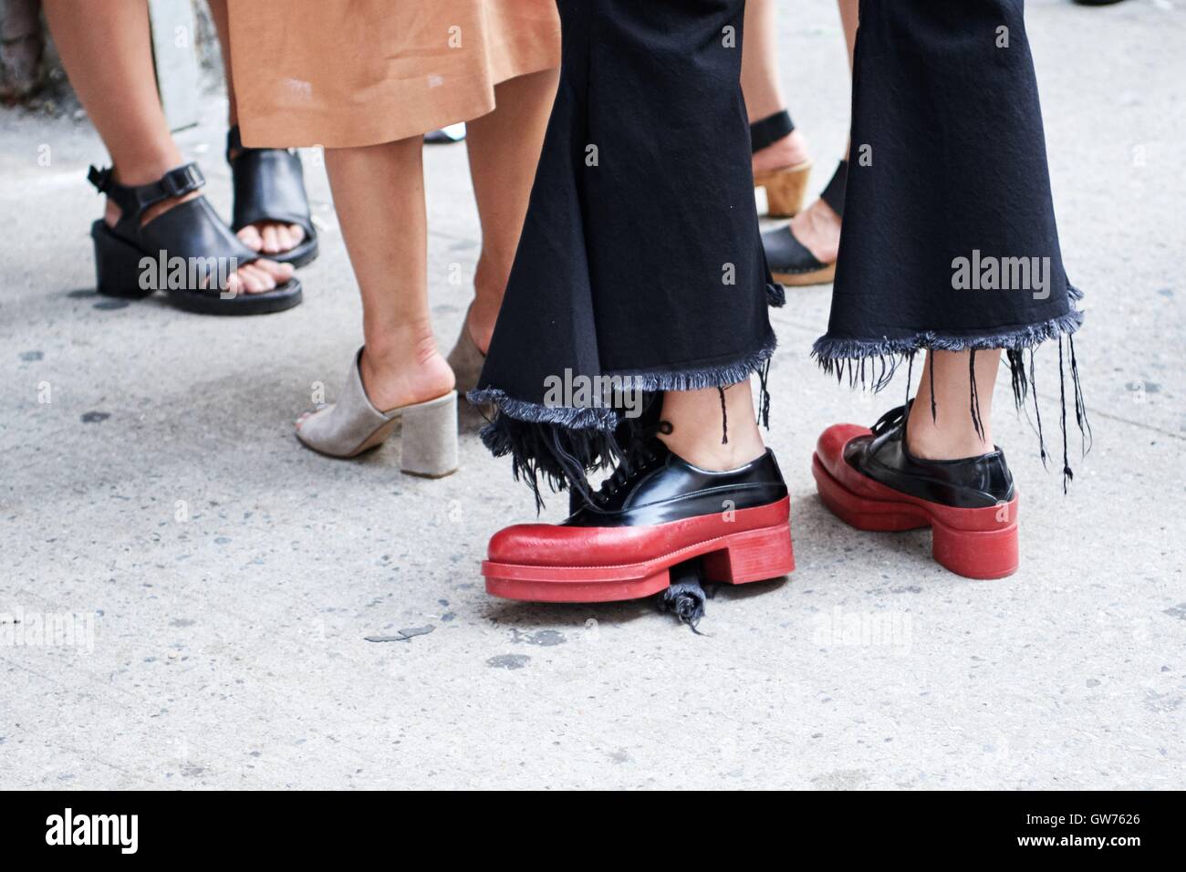 2017ss New York Fashion Show Creatures Of Comfort Stock Photo