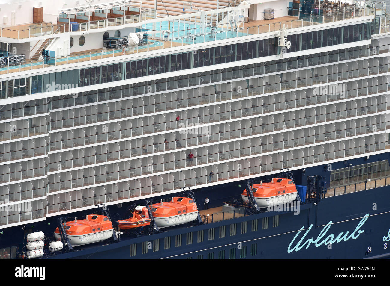 Mein Schiff 5 cruise ship Stock Photo