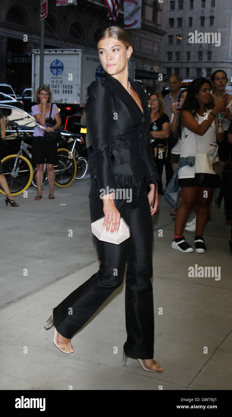 NEW YORK, NY-September 08: Nina Agdal at Daily Front Row Fashion Media