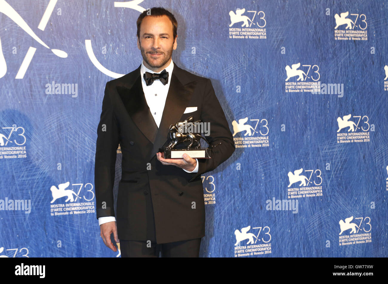 Director Tom Ford wins Silver Lion Grand Jury Prize for the movie  'Nocturnal Animals' at the award ceremony at the 73rd Venice International  Film Festival on September 10, 2016 in Venice, Italy. |