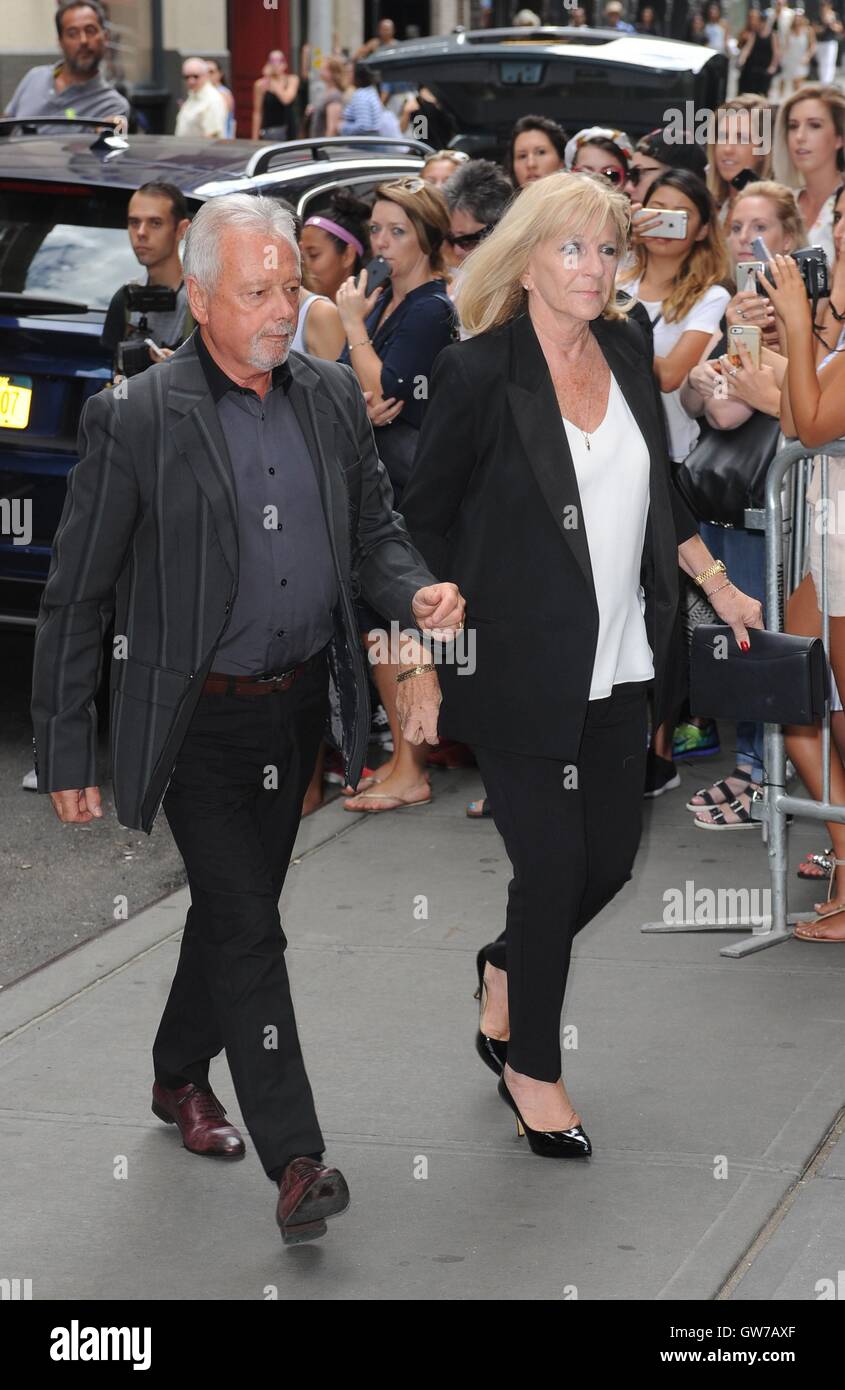 New York, NY, USA. 11th Sep, 2016. Anthony Adams, Jackie Adams out and about for Celebrity Candids - SUN, New York, NY September 11, 2016. © Kristin Callahan/Everett Collection/Alamy Live News Stock Photo