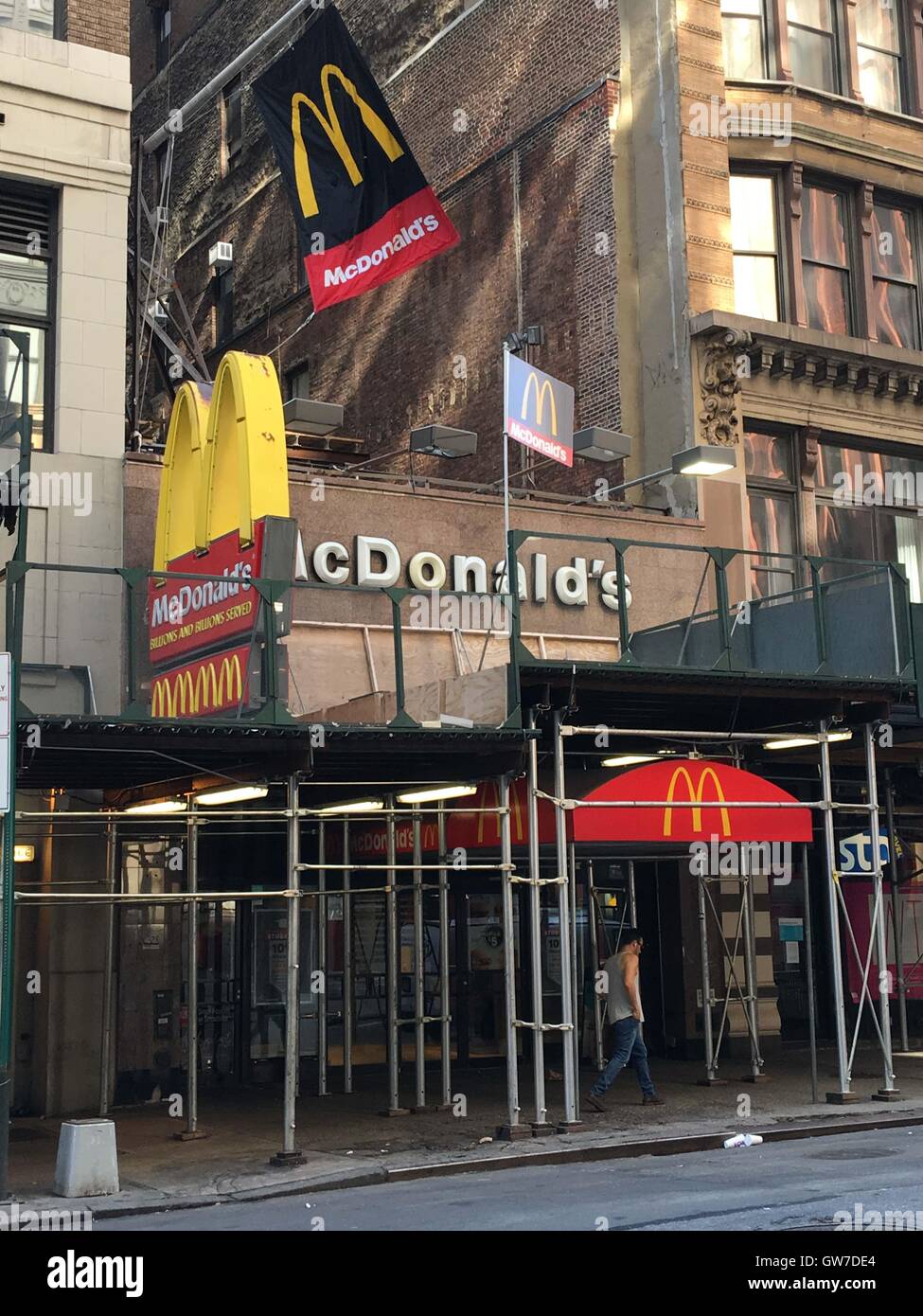 New York, New York, USA. 4th Sep, 2016. McDonald's, 724 Broadway in