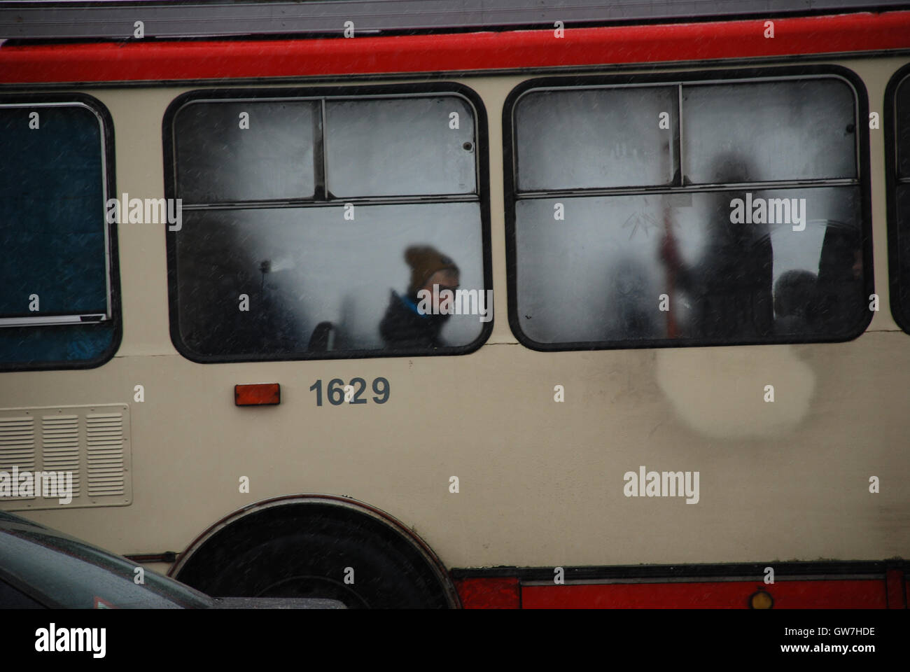Skoda 14Tr trolleybus Stock Photo