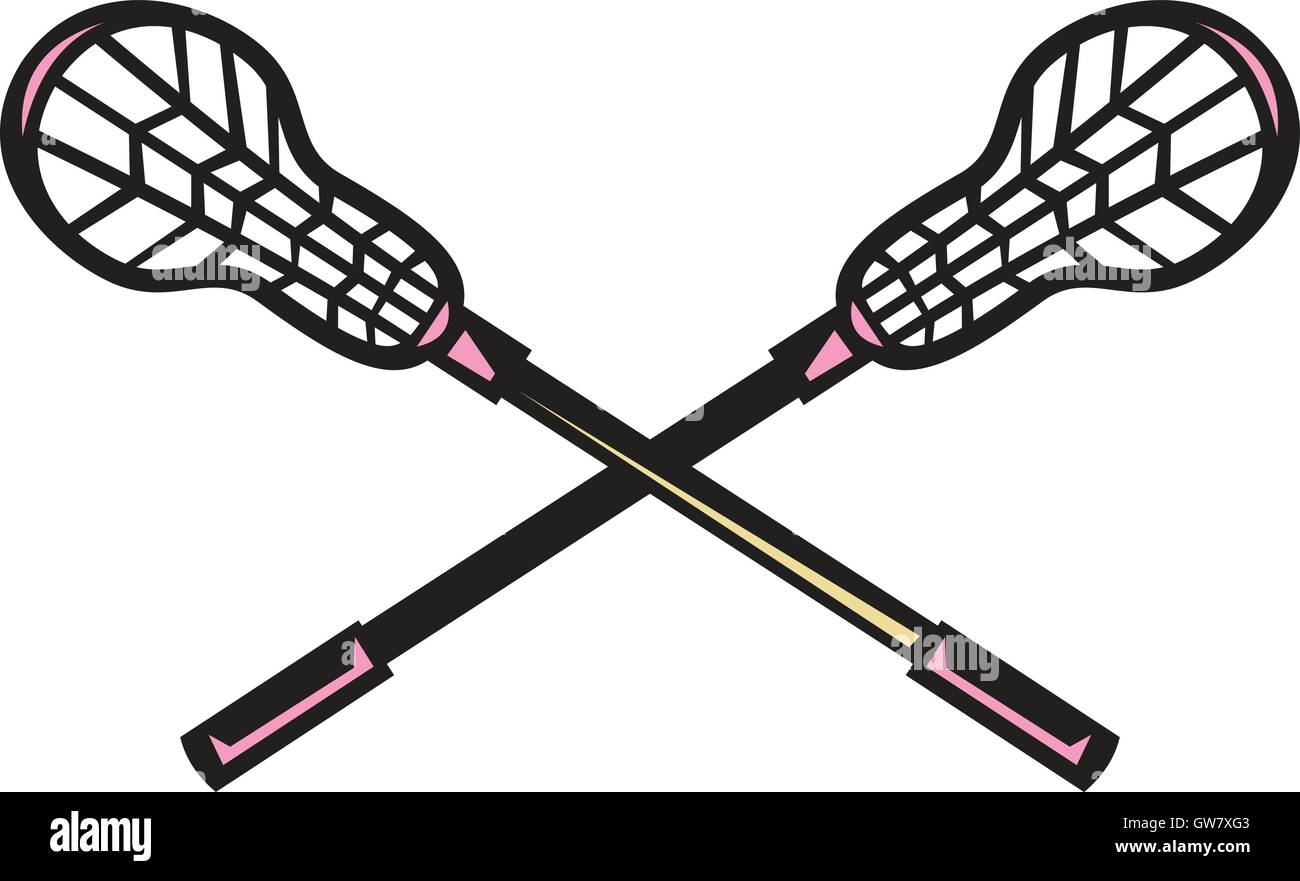 0114 Lacrosse Stick (Vol 3) Clip Art