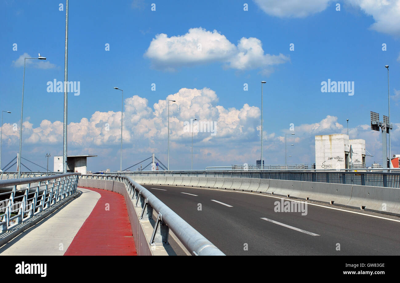Roads of Serbia Stock Photo