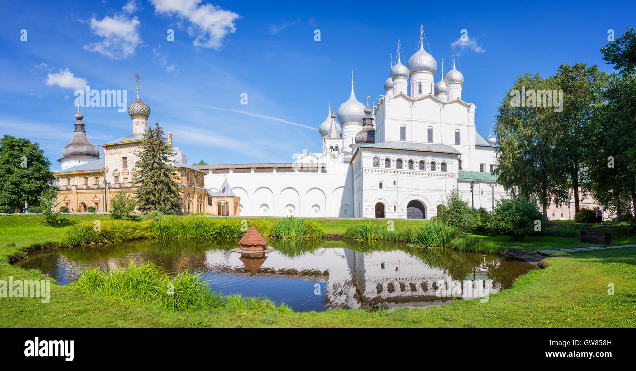 Rostov kremlin, Golden Ring, Russia Stock Photo