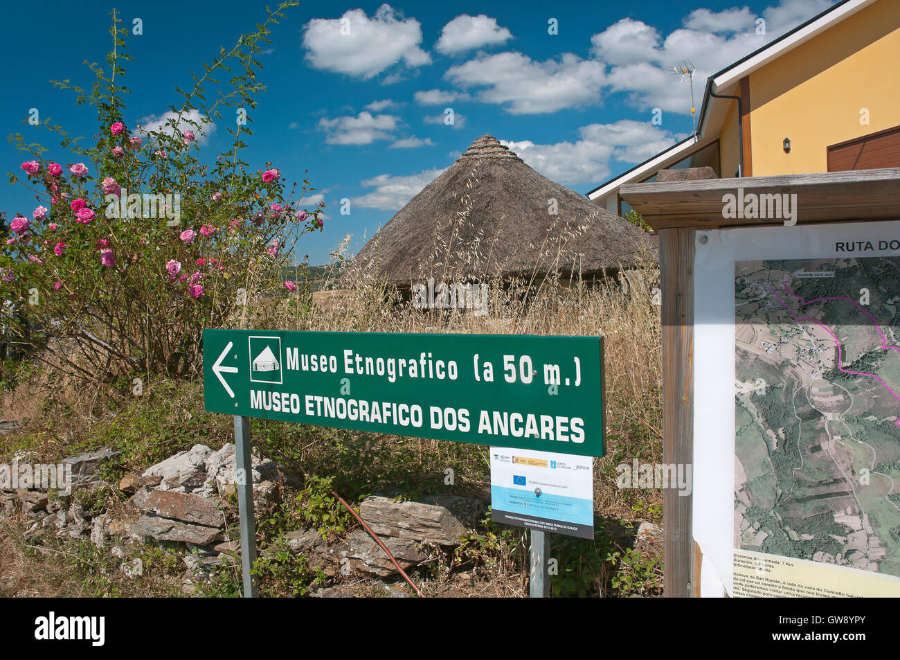 Sierra de los Ancares Biosphere Reserve-etnographic museum, San Roman-Cervantes, Lugo province, Region of Galicia, Spain, Europe Stock Photo