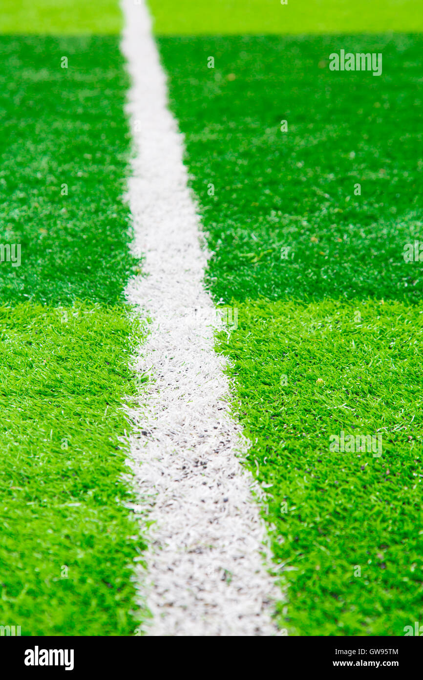 Artificial soccer field Stock Photo Alamy