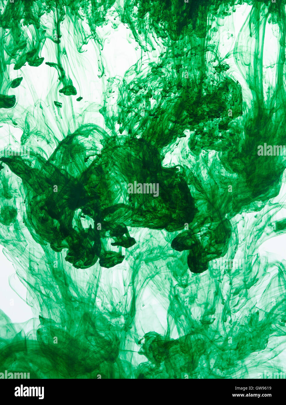 Ink with movement in water Stock Photo Alamy