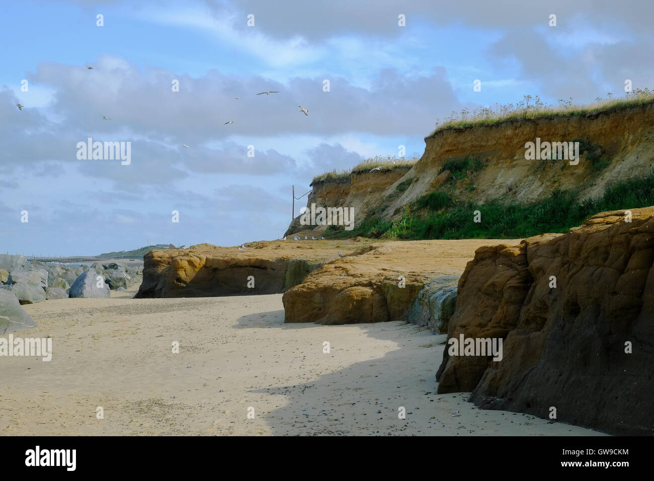 Coastal erosion norfolk hi-res stock photography and images - Alamy