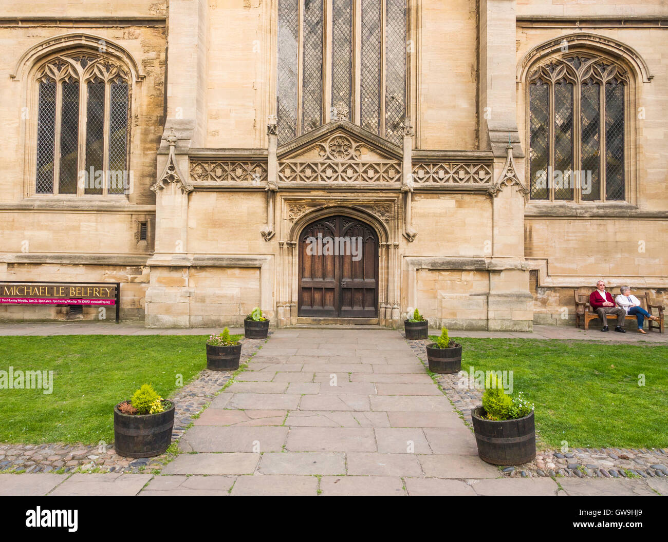 St Michael le Belfrey, built 1525 to 1537, an Anglican church in York, England, situated next to York Minster in the city centre Stock Photo