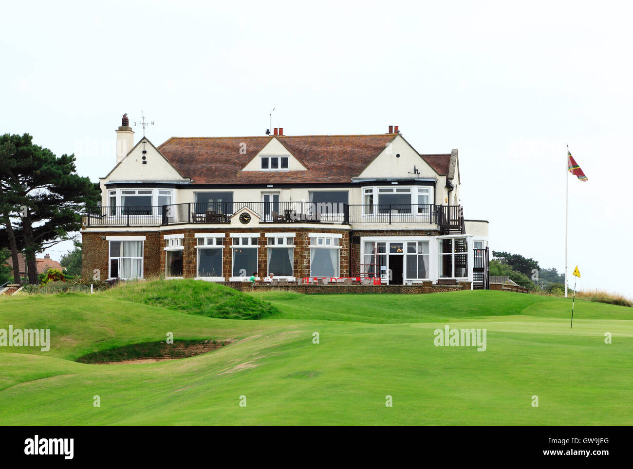 Hunstanton Golf Club, clubhouse, Norfolk England UK clubs house houses