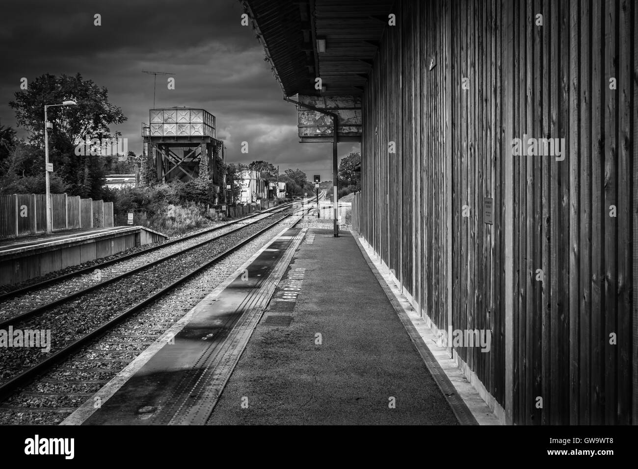 Drumod Railway Station Co.Leitrim Ireland Stock Photo