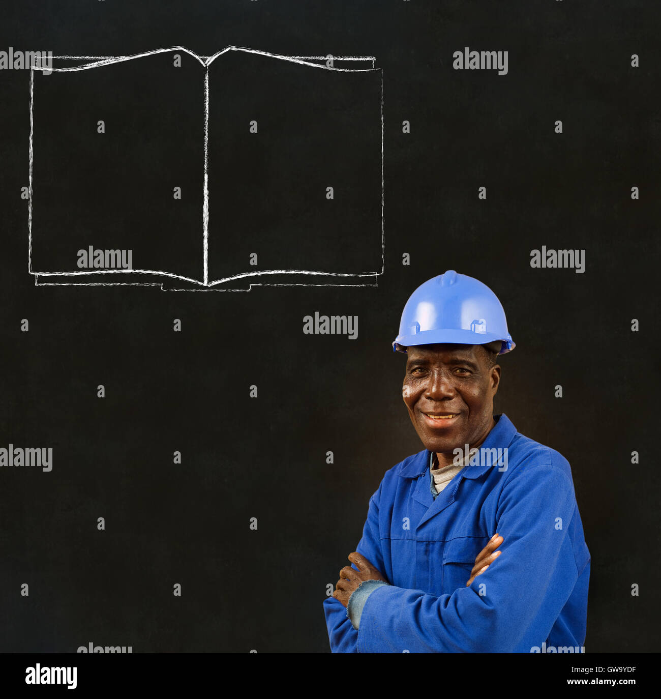 Worker black man job hi-res stock photography and images - Alamy