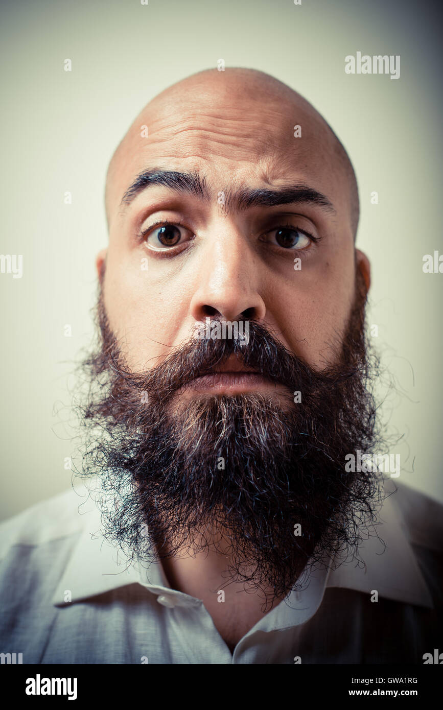 Beard man hairy funny hi-res stock photography and images - Alamy