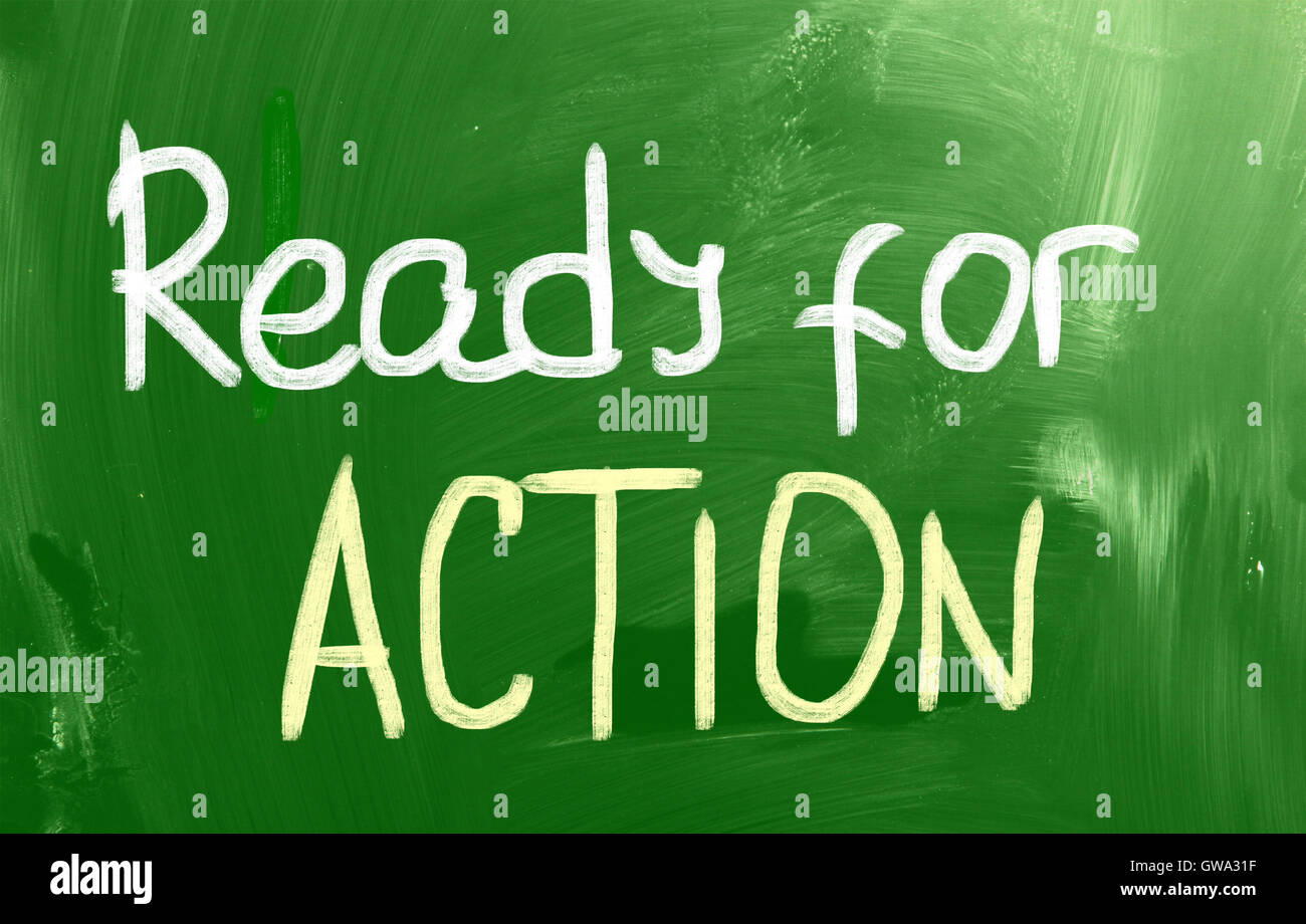 Ready For Action Concept Stock Photo - Alamy
