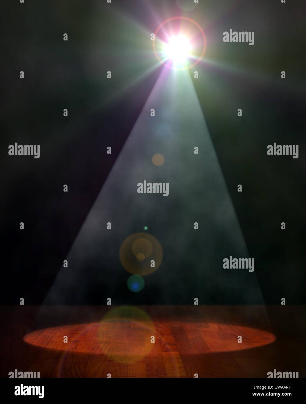 Projector light on Stage Stock Photo Alamy