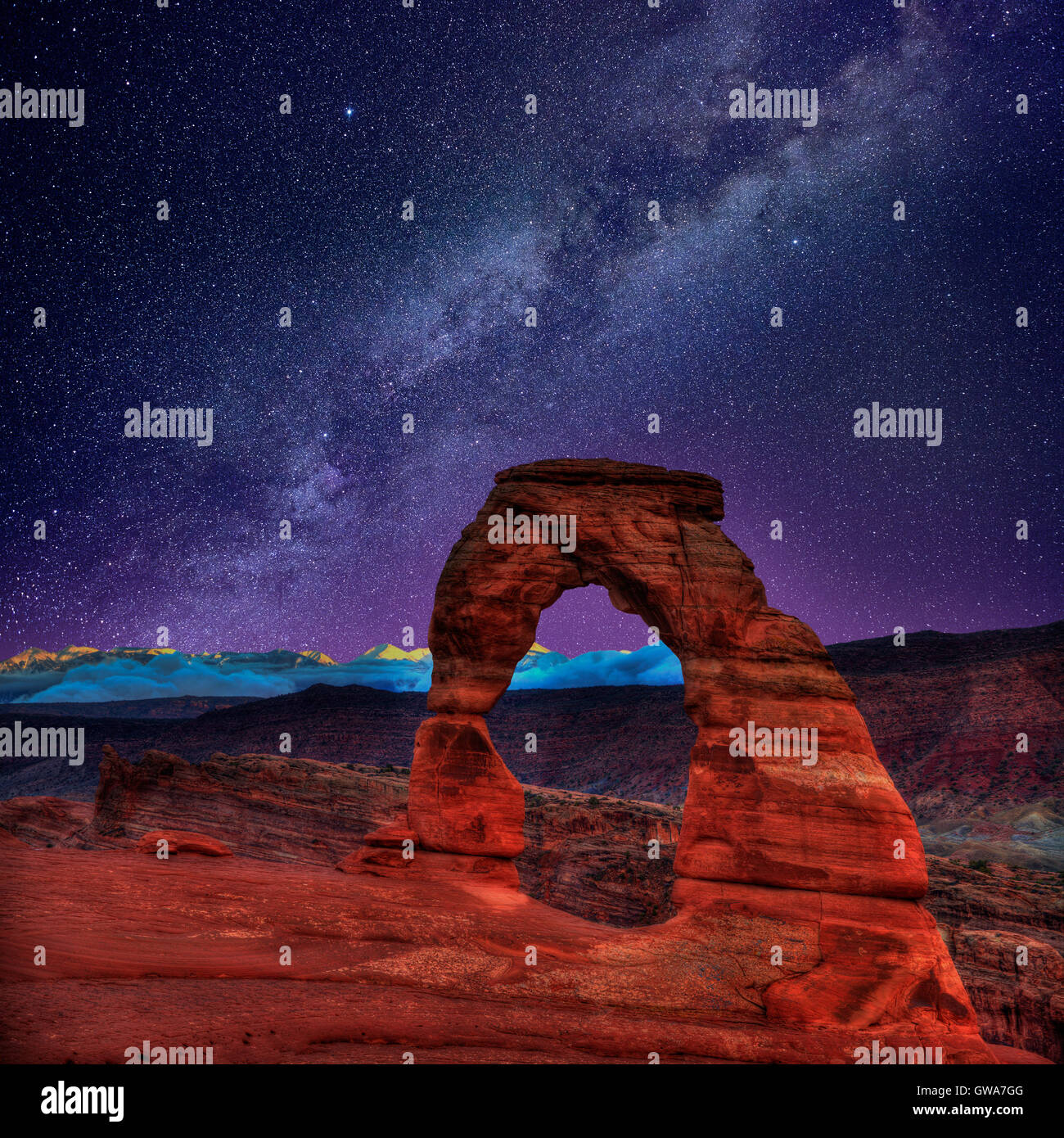 Arches National Park in Moab Utah USA Stock Photo Alamy