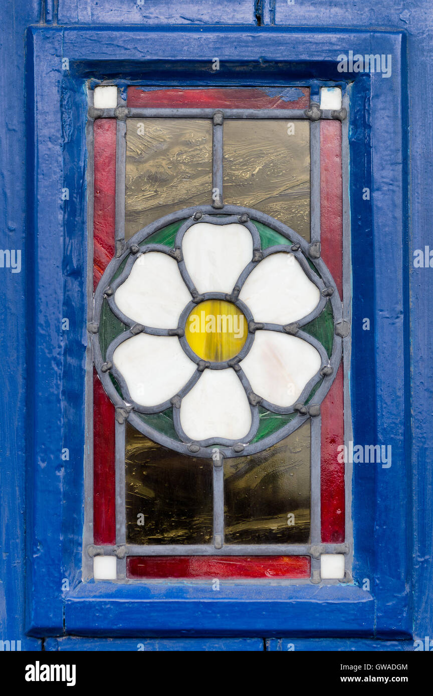 Stained Glass, coloured glass used to form decorative or pictorial