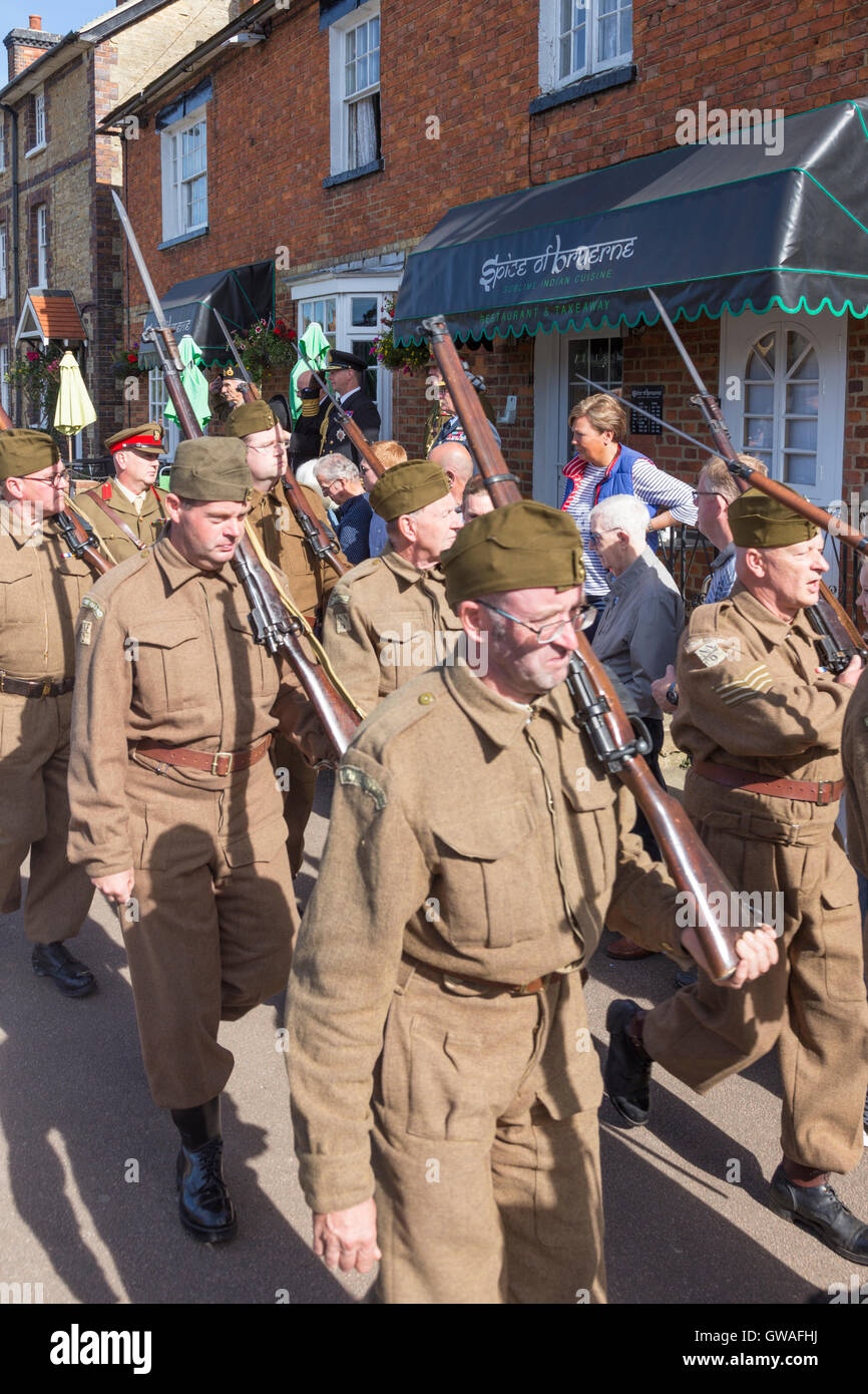 Home guard at the Village at War Weekend, Stoke Bruerne Canal Museum ...